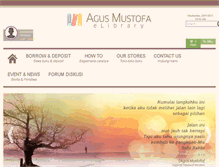 Tablet Screenshot of agusmustofa.com